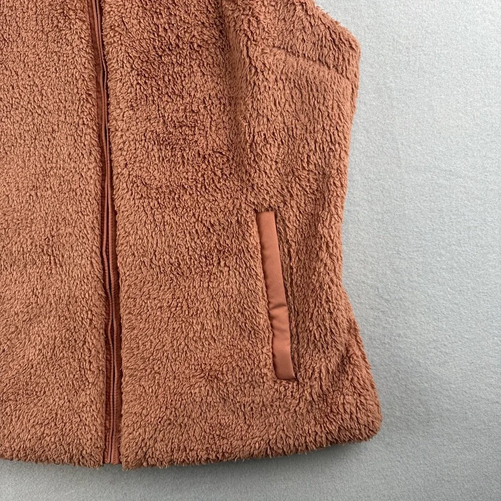 Patagonia Women's Los Gatos‎ Vest Fuzzy Fleece Zip Sleeveless Size Large Jacket